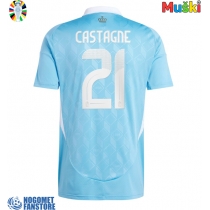 Belgija Timothy Castagne #21 Gostujuci Dres EP 2024 Kratak Rukav